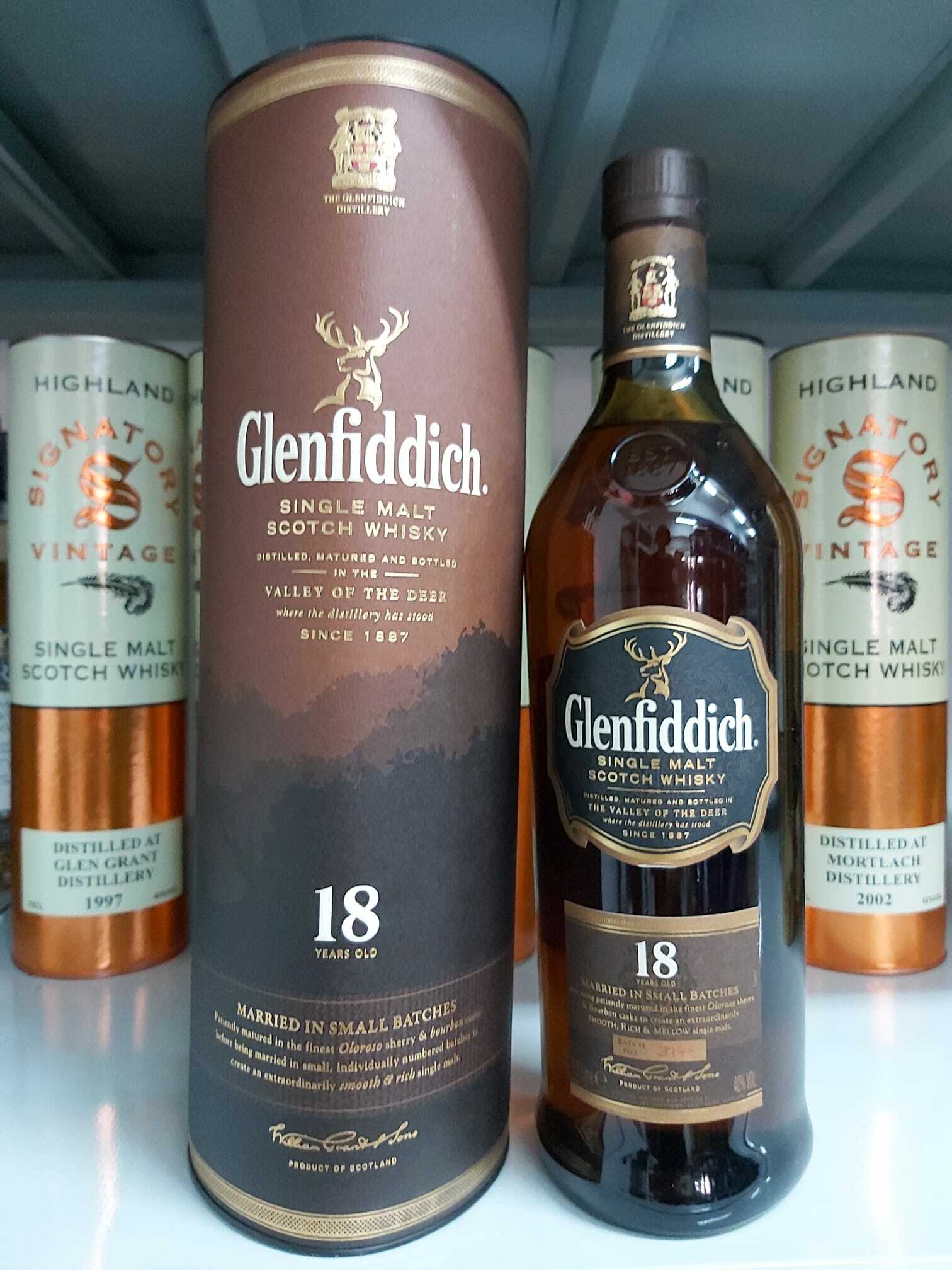 Glenfiddich 18 Years 00s Single Malt Scotch Whisky