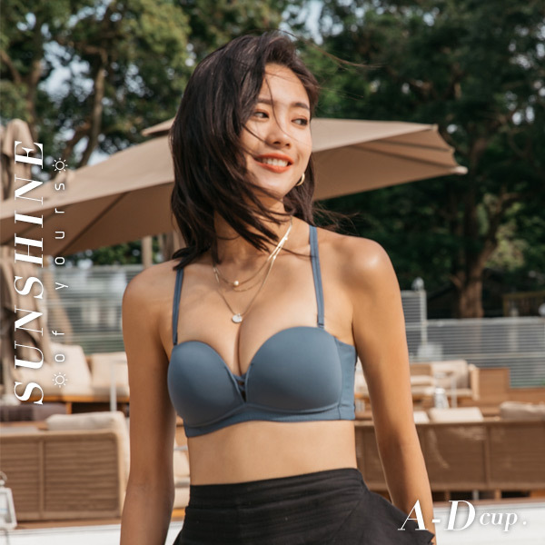 香肩小露☼穩定防滑集中平口內衣 A.B.C.D罩
