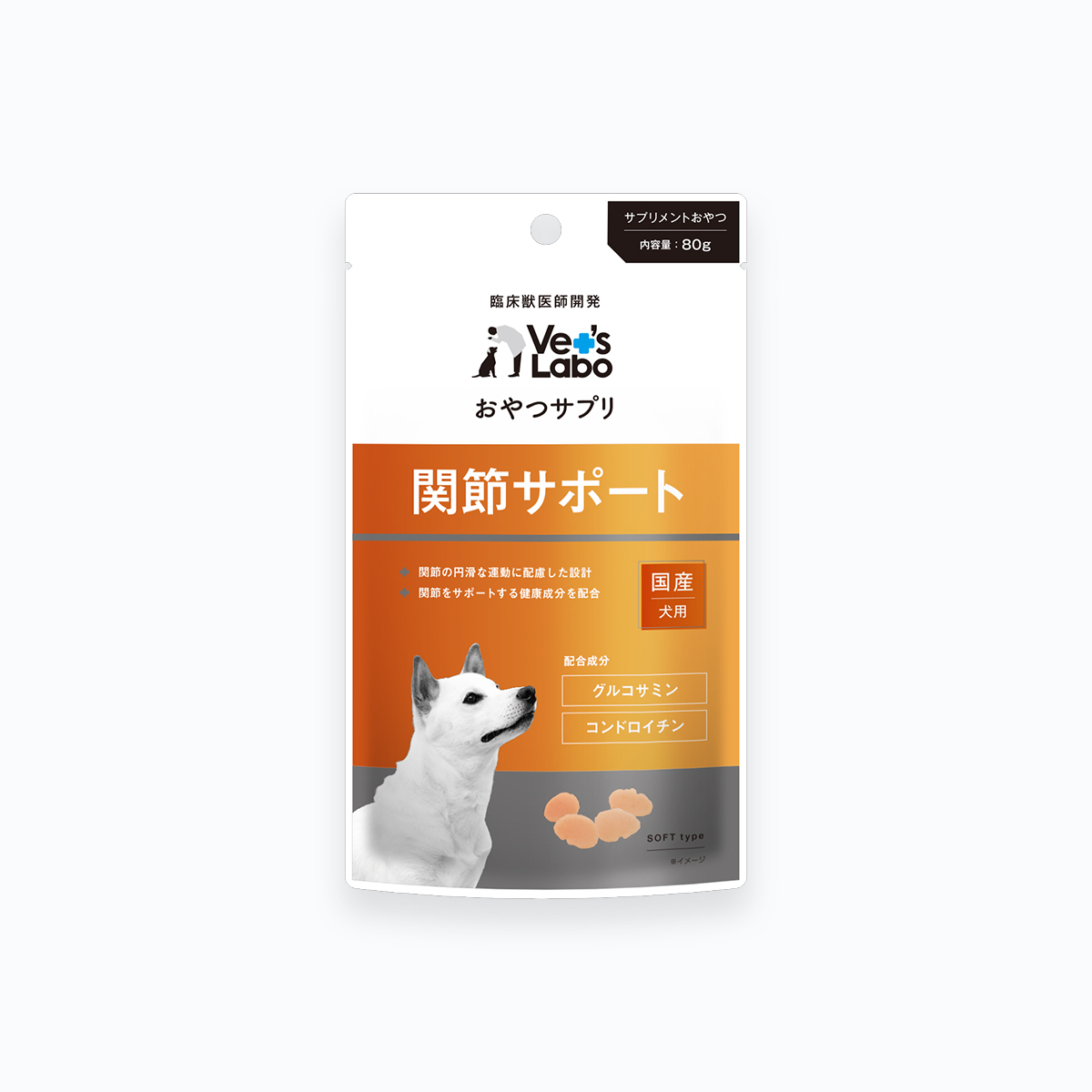 【Vet's Labo】Dog Joint Snack Supplement 80g