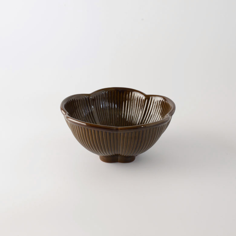 Fleuron Flower bowl Brown| studio m'