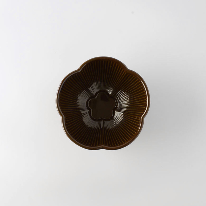 Fleuron Flower bowl Brown| studio m'