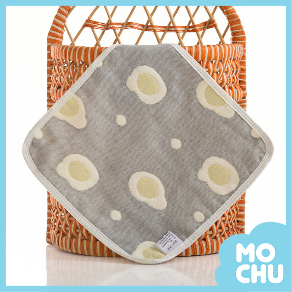 煎蛋六層紗布方巾(兩色)