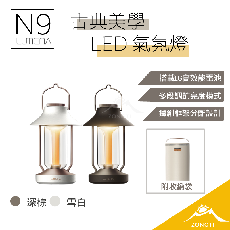 【N9 LUMENA】 古典美學LED氣氛燈