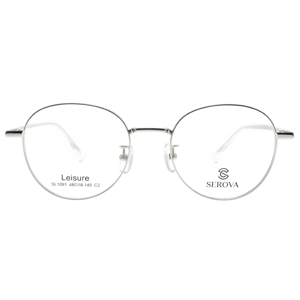 【SEROVA】SL1091 (三色) 簡約圓框光學眼鏡