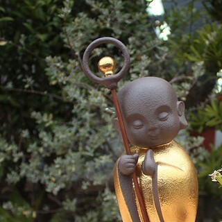 小地藏(富金)含木座+玻璃小罐