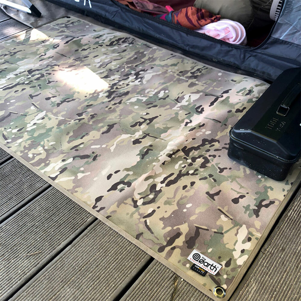 The Earth Cordura 多功能防水地墊 綠迷彩-M