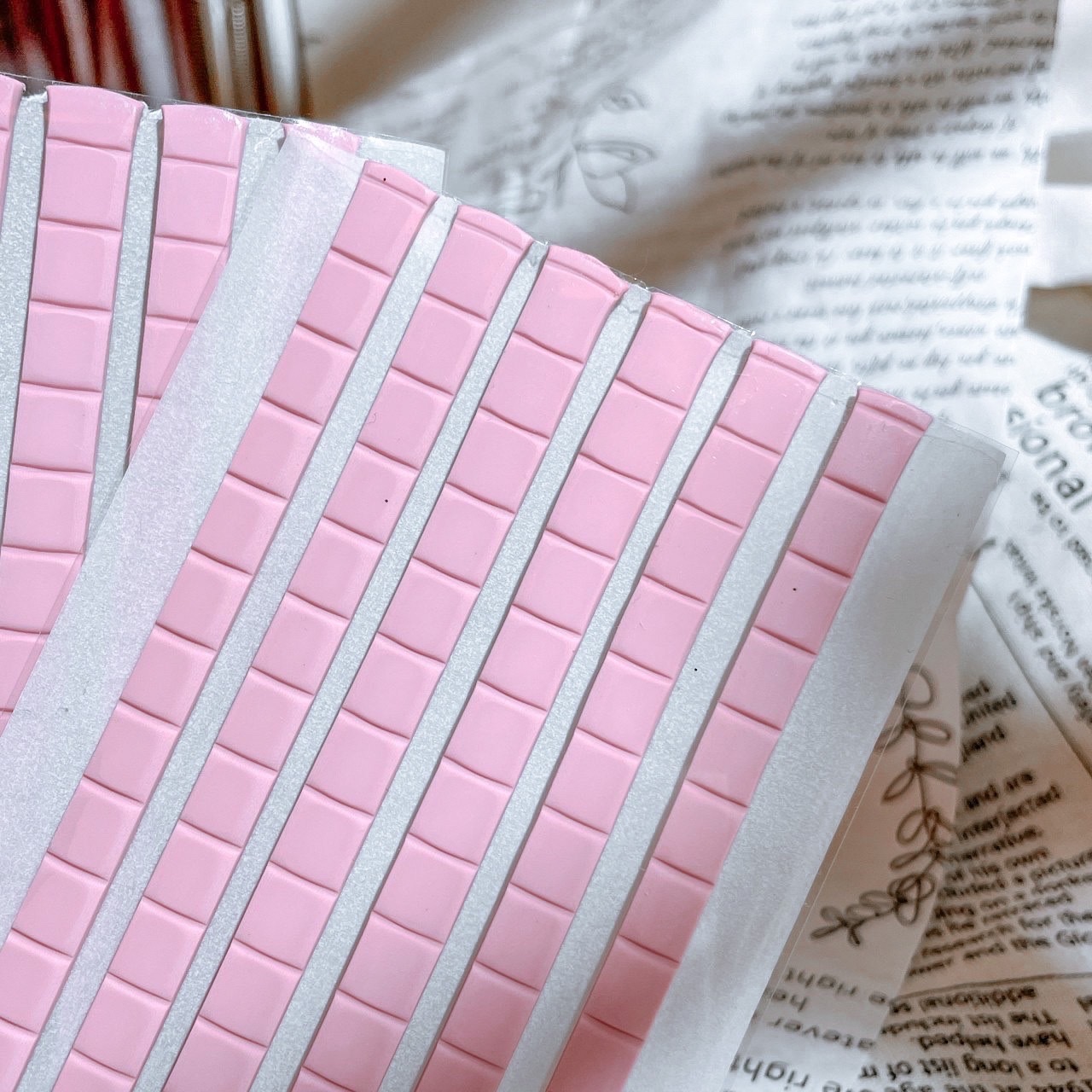 網紅款粉色甲片泥/黏土