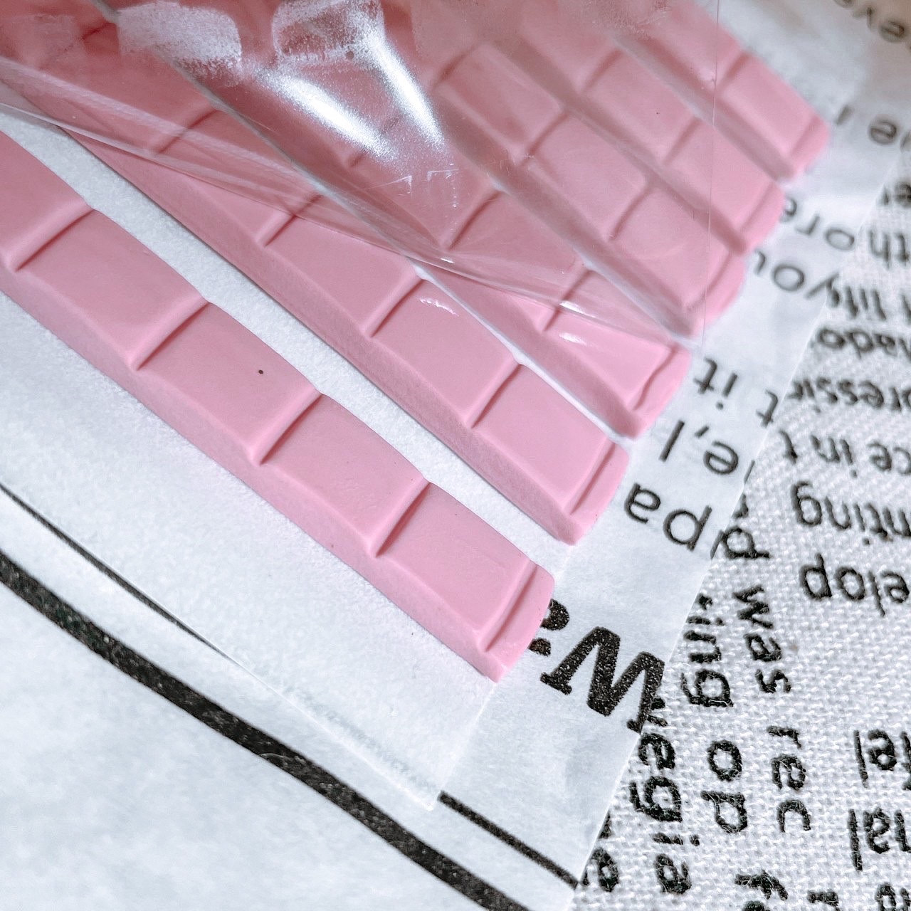 網紅款粉色甲片泥/黏土