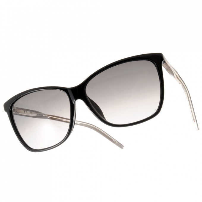 【GUCCI】GG3663FS 0WMEU 立體轉節鏡腳系列 簡約時尚貓眼款太陽眼鏡