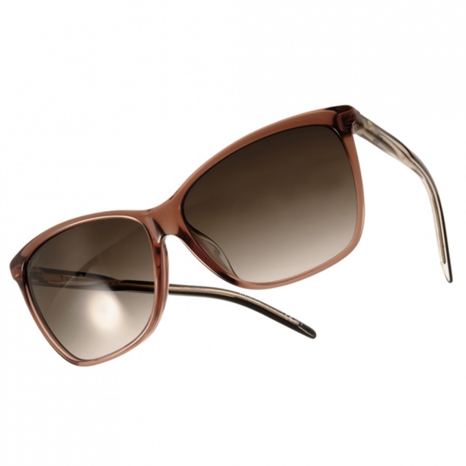 【GUCCI】GG3663FS 0WOHA 立體轉節鏡腳系列 簡約時尚貓眼框太陽眼鏡