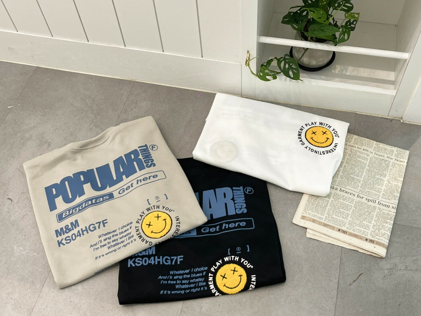 自訂款 笑臉 LOGO 短T IM20092