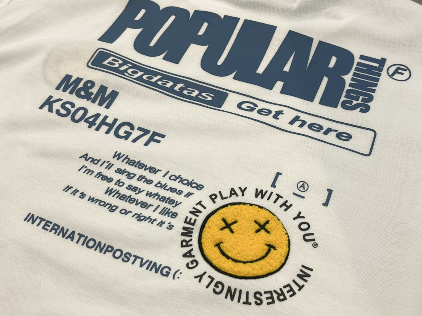 自訂款 笑臉 LOGO 短T IM20092