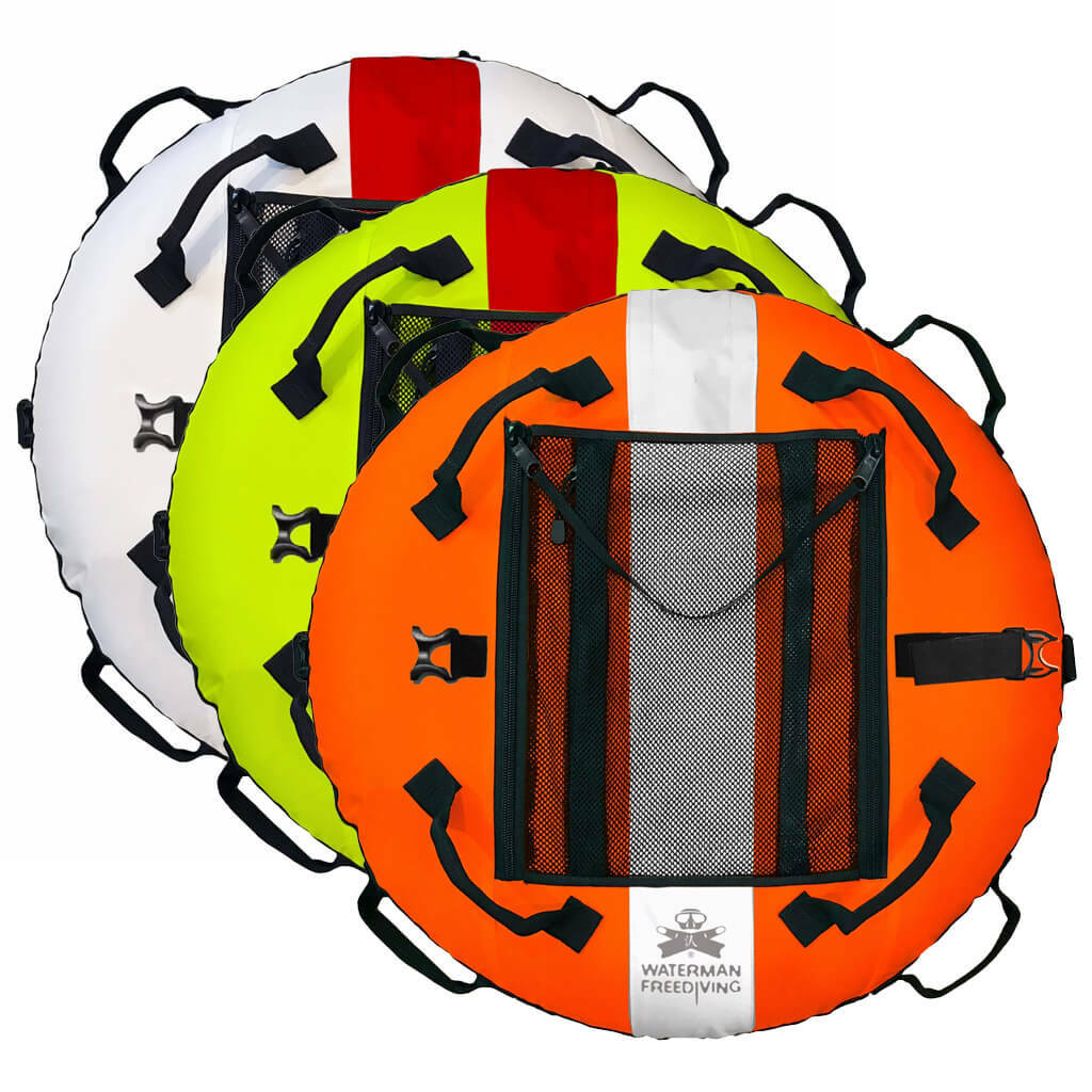 ▲Waterman 汄浮球 口吹後背式浮球 (保固三年)