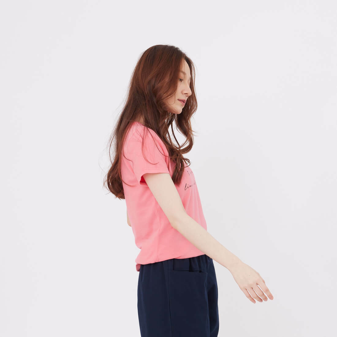限量款 短袖 蜜桃棉 女T 玫粉