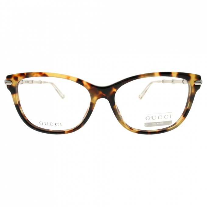 【GUCCI】GG3772F HRT  金屬竹節紋系列 貓眼框光學眼鏡