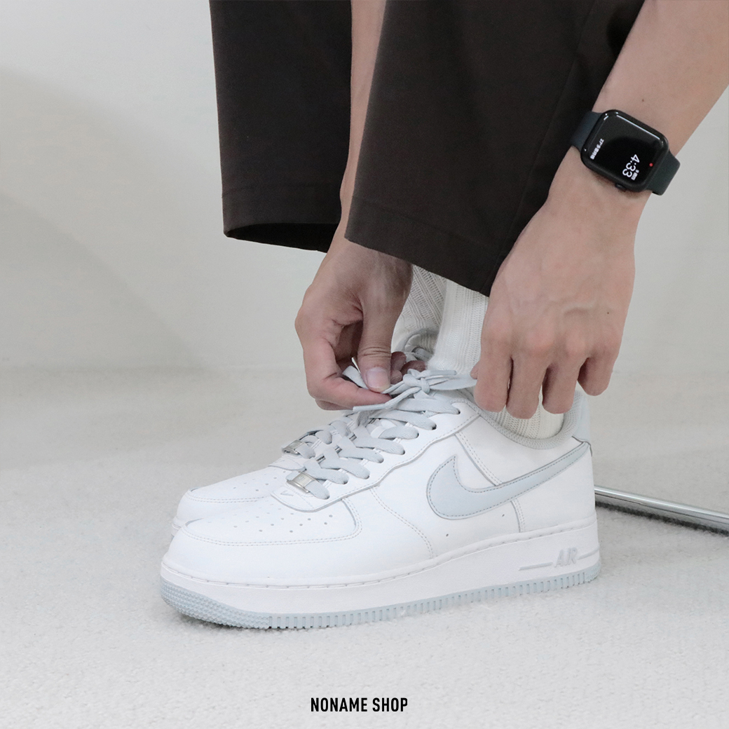 NIKE Air Force 1 薄霧灰 (男款/GS 大童)