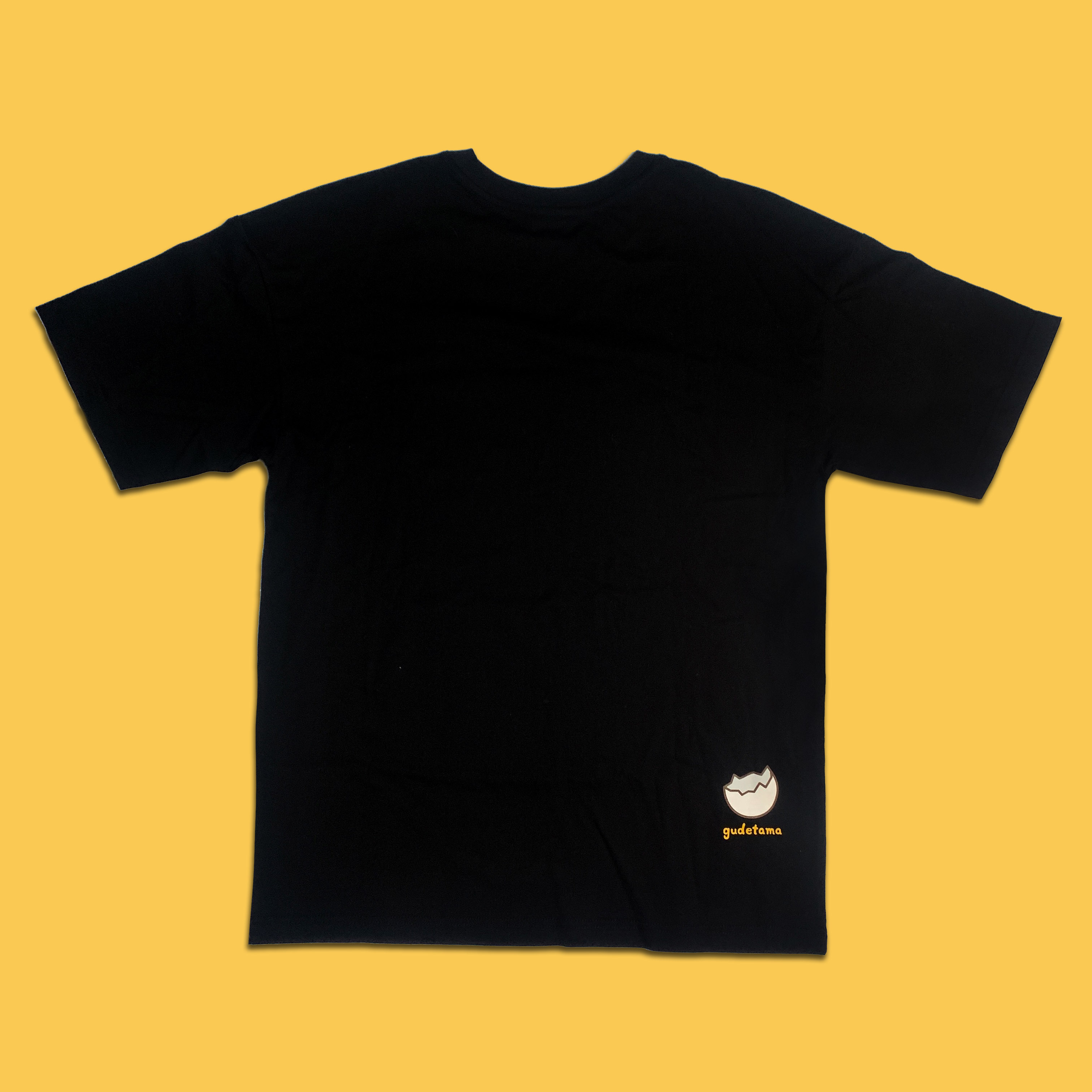 蛋黃哥-短袖T-shirt-大臉款-黑