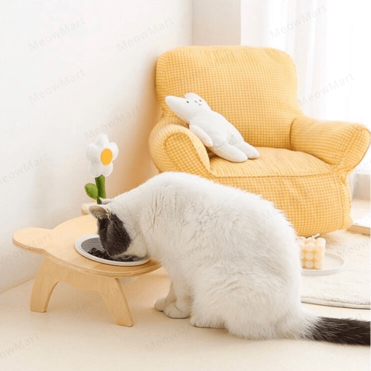 【現貨8折】meoof 可愛小熊陶瓷餐碗 (連實木架)