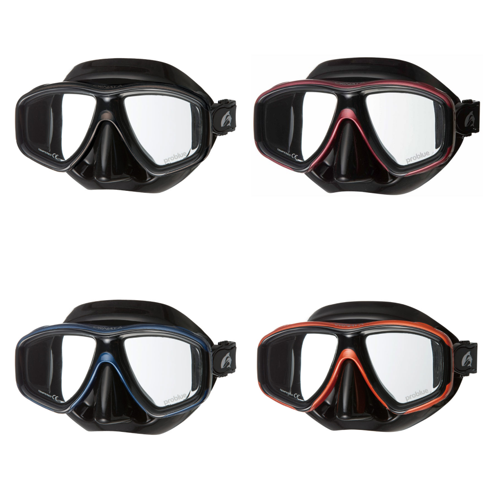 problue 黑矽膠雙面鏡 MS-252B