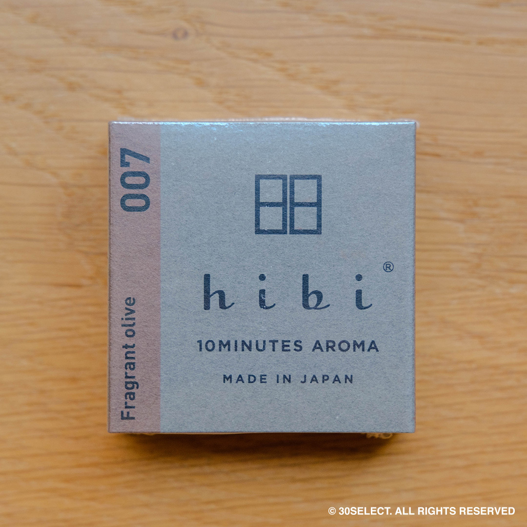 HIBI 10 Minutes Aroma 014 Fragrant olive 香氛火柴014 金木犀