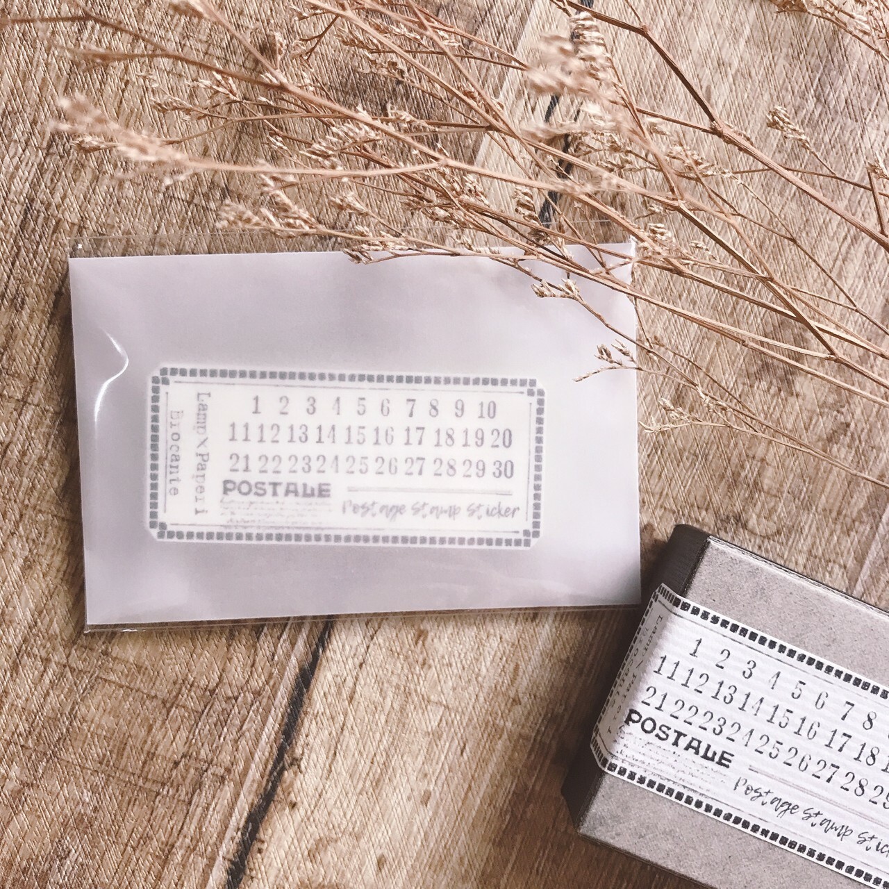 lamp x paperi｜封面數字標籤貼紙