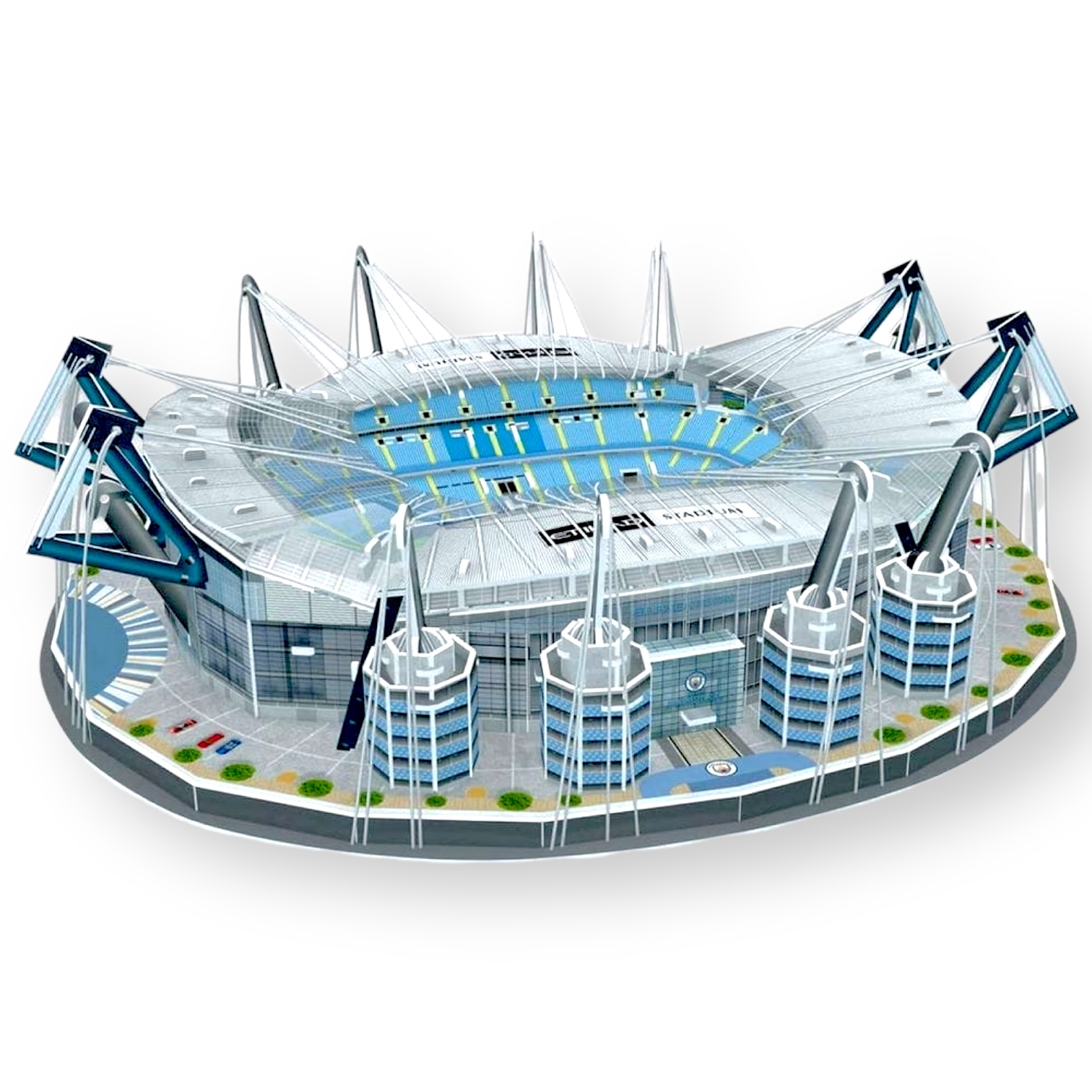 曼城3D立體伊蒂哈德球場拼圖