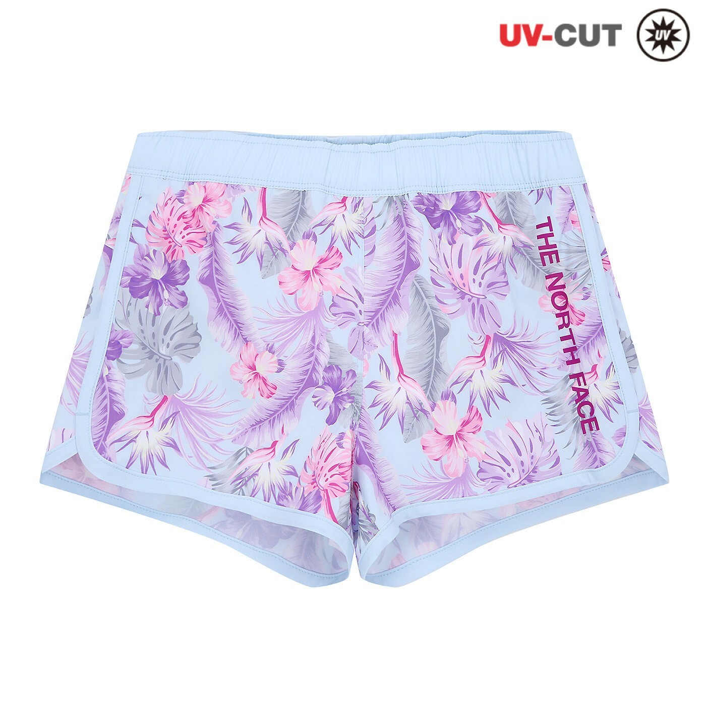 THE NORTH FACE 女 FLORAL WATER 花卉 紫 短褲 NS6NJ33L