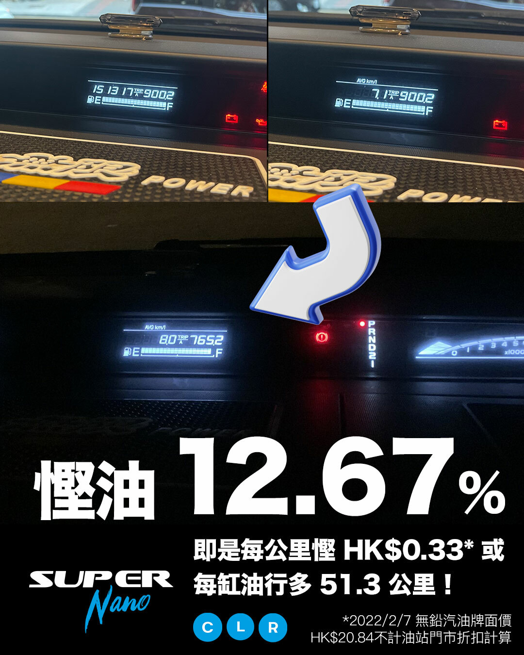 honda stepwgn fuel savings 慳油 super nano 引擎修復劑