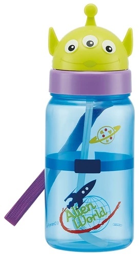 Skater Toy Story 迪士尼反斗奇兵 - 3D便攜式背帶吸管水樽- 三眼仔