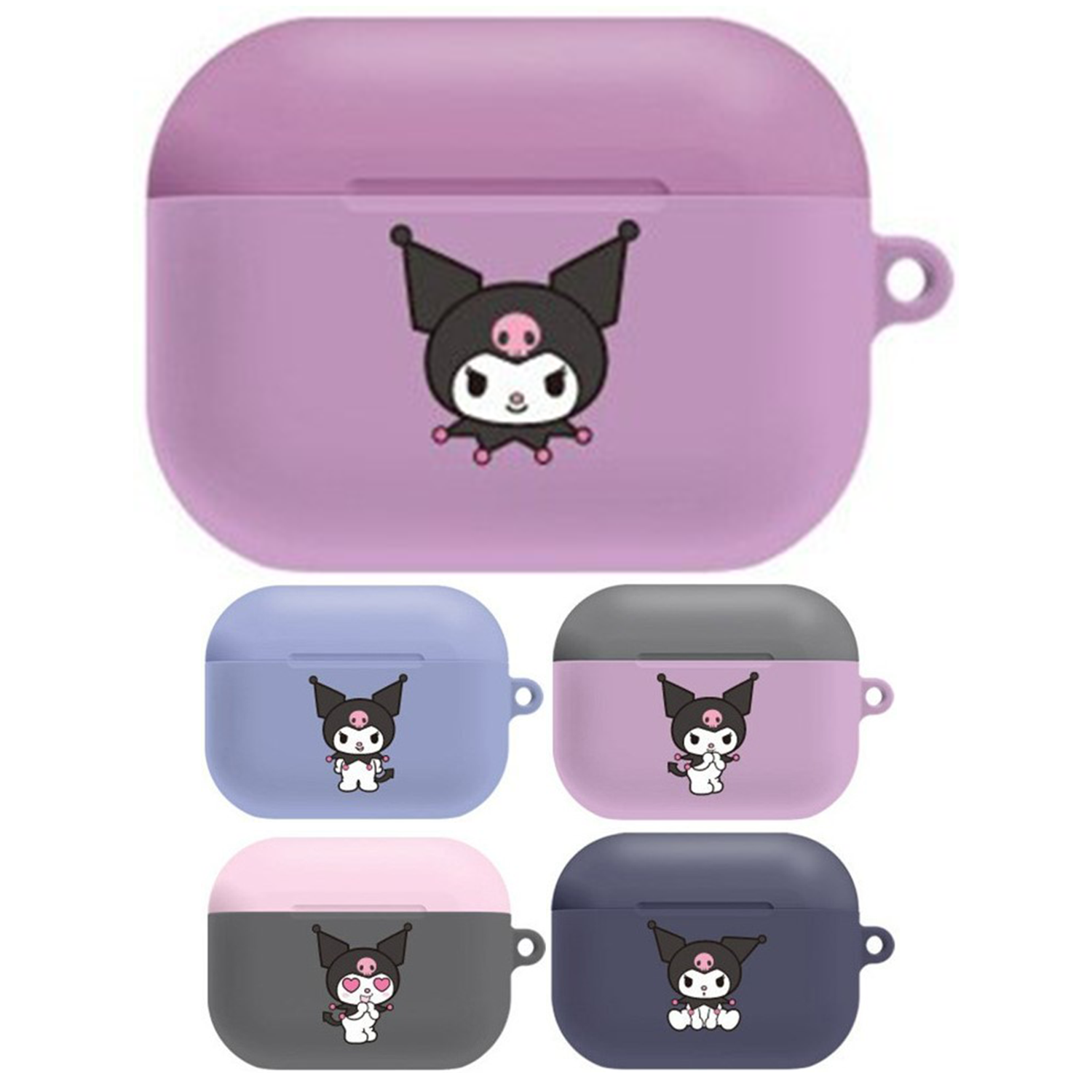 Sanrio - Airpods Hard Case - Kuromi系列貼身耳機保護硬套 BB