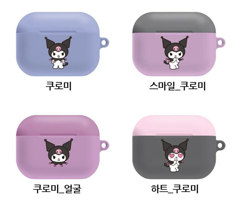 Sanrio - Airpods Hard Case - Kuromi系列貼身耳機保護硬套 BB