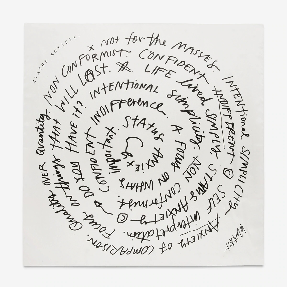 Status Anxiety. | DO YOU HAVE IT 絲巾