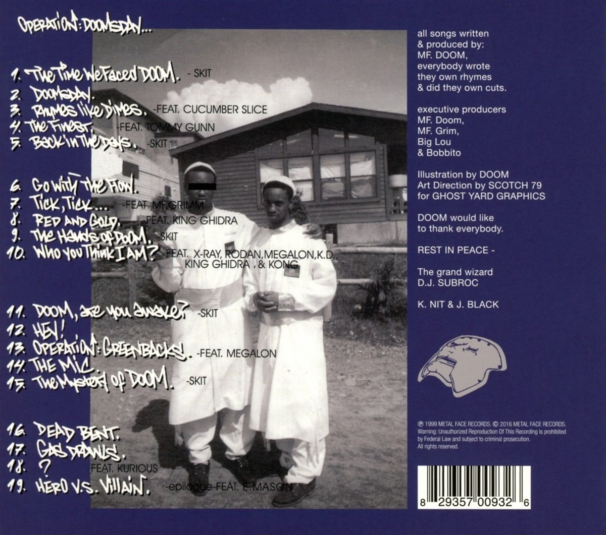 MF Doom 精選歷年CD與黑膠專輯