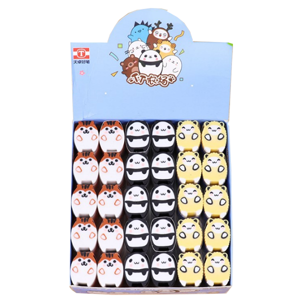 可愛動物2B橡皮擦 9917