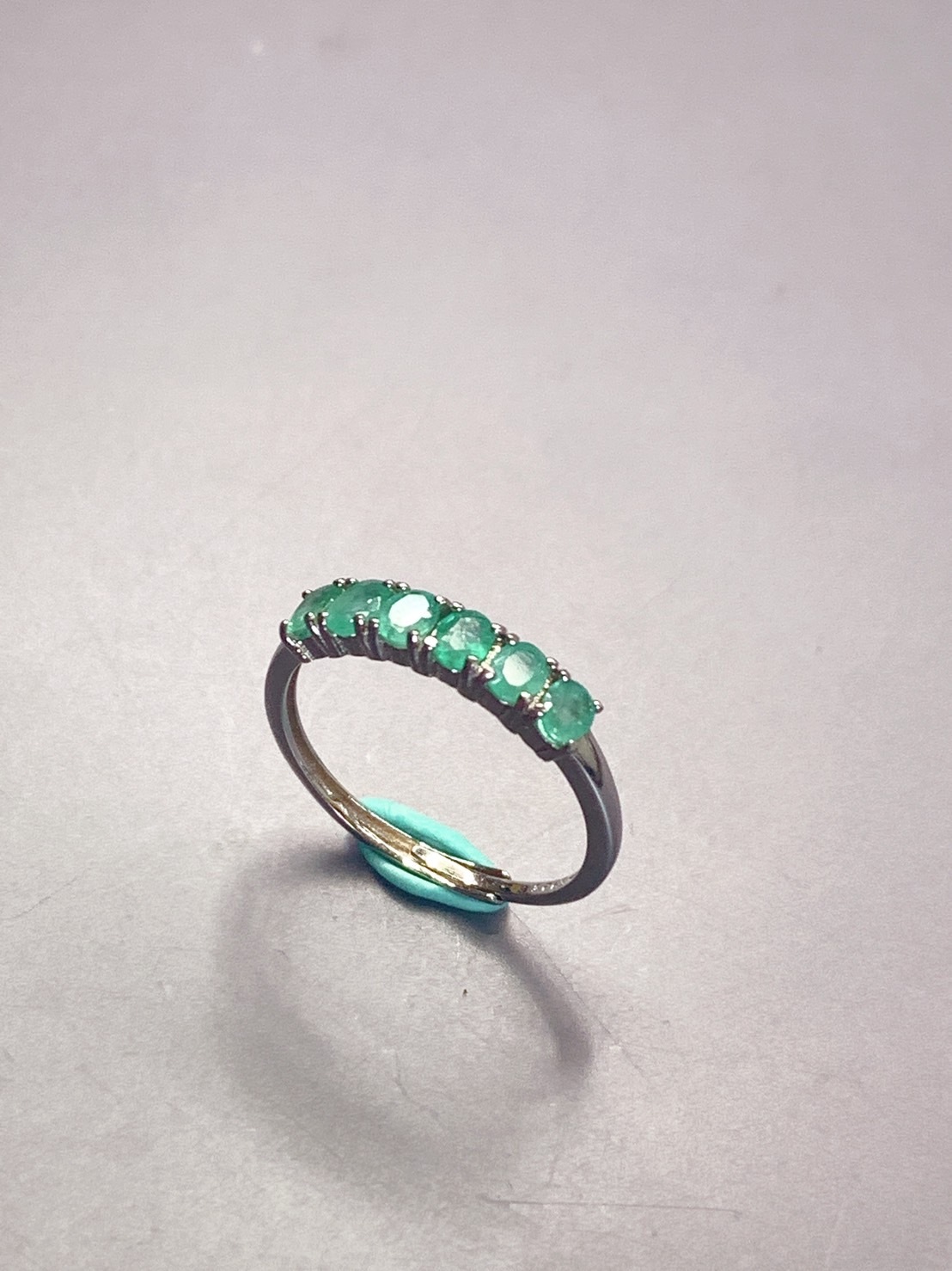 祖母綠銀戒 丨決斷力與沉穩丨 五月誕生石