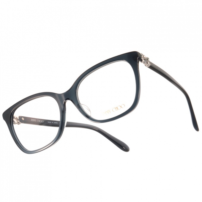 【JIMMY CHOO】JC130J W54  優雅貓眼大框光學眼鏡