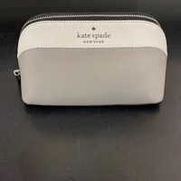 [S] KATE SPADE K6756 COLORBLOCK SAFF SM COSMETIC CASE, NIMBUS GRE, 196021021831 (SKS141)