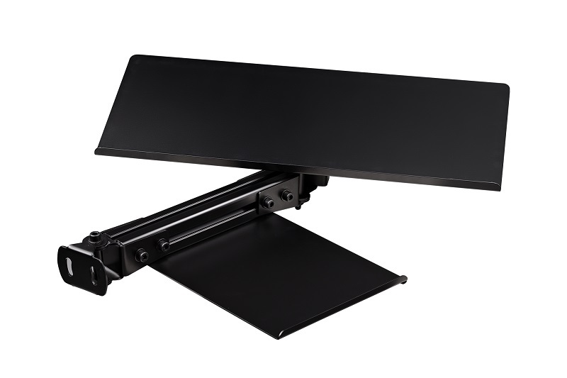 米特3C數位–NLR ELITE KEYBOARD & MOUSE TRAY BLACK EDITION 鋁擠型鍵盤滑鼠架/NLR-E019