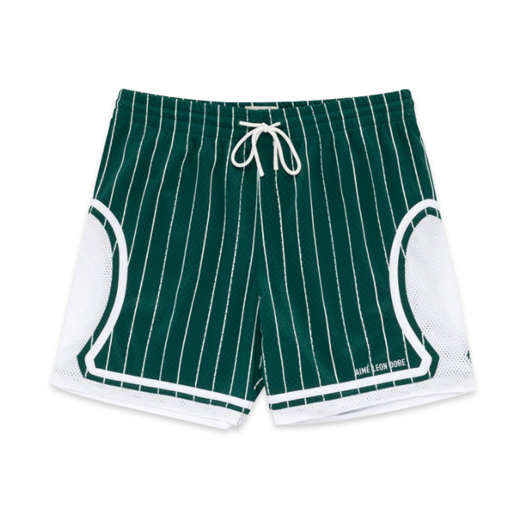 AIME LEON DORE Striped Court Short 球褲綠色| FLOMMARKET