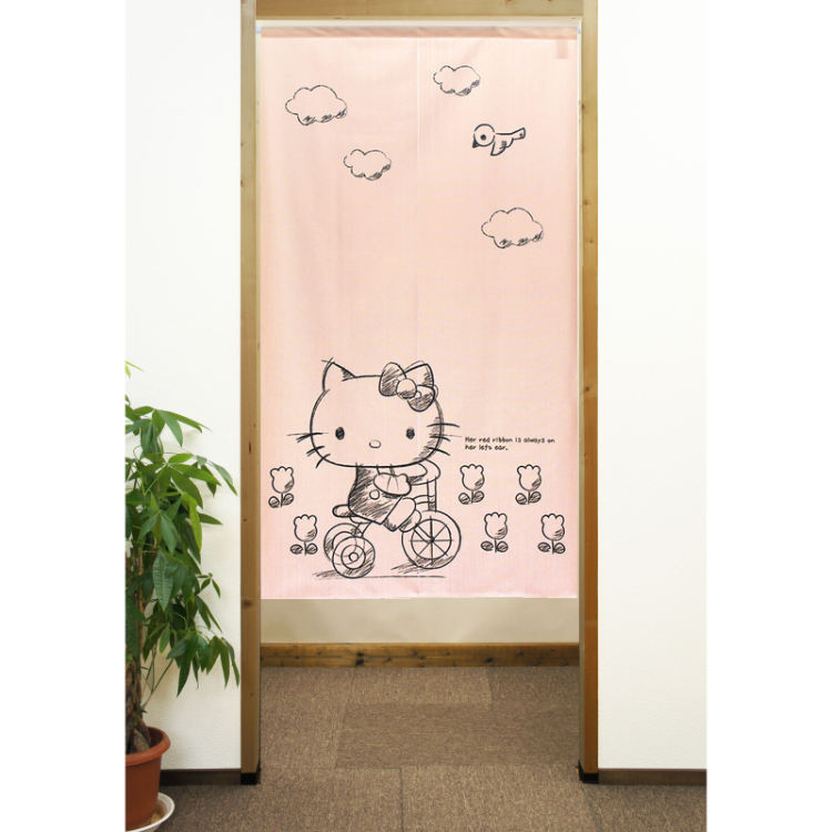 Sanrio Hello Kitty 門簾 85 x 150 cm 素描 #CM22D-91929