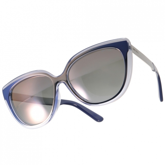 【JIMMY CHOO】CINDYFS 1MRIH 典雅時尚魅力經典款 貓眼框太陽眼鏡