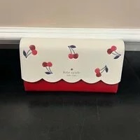 [S] KATE SPADE K6148 BING WALLET ON A CHAIN, CREAM MULT, 196021022746 (SKS143)