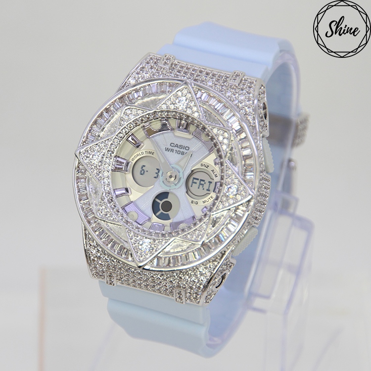 銀色 改裝手錶 BA-130WP-2A - 魔法星