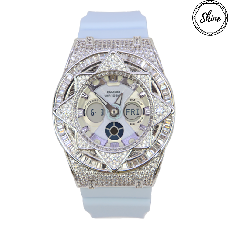 銀色 改裝手錶 BA-130WP-2A - 魔法星