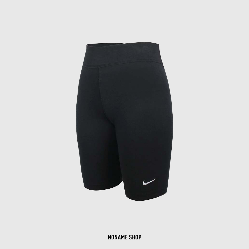 NIKE SHORT 五分 刺繡小勾 彈性 高腰 內搭褲 單車褲 (女款)