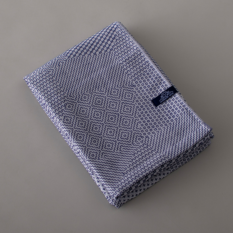 fil+usine 瀨戶內の思四層棉紗 浴巾/白