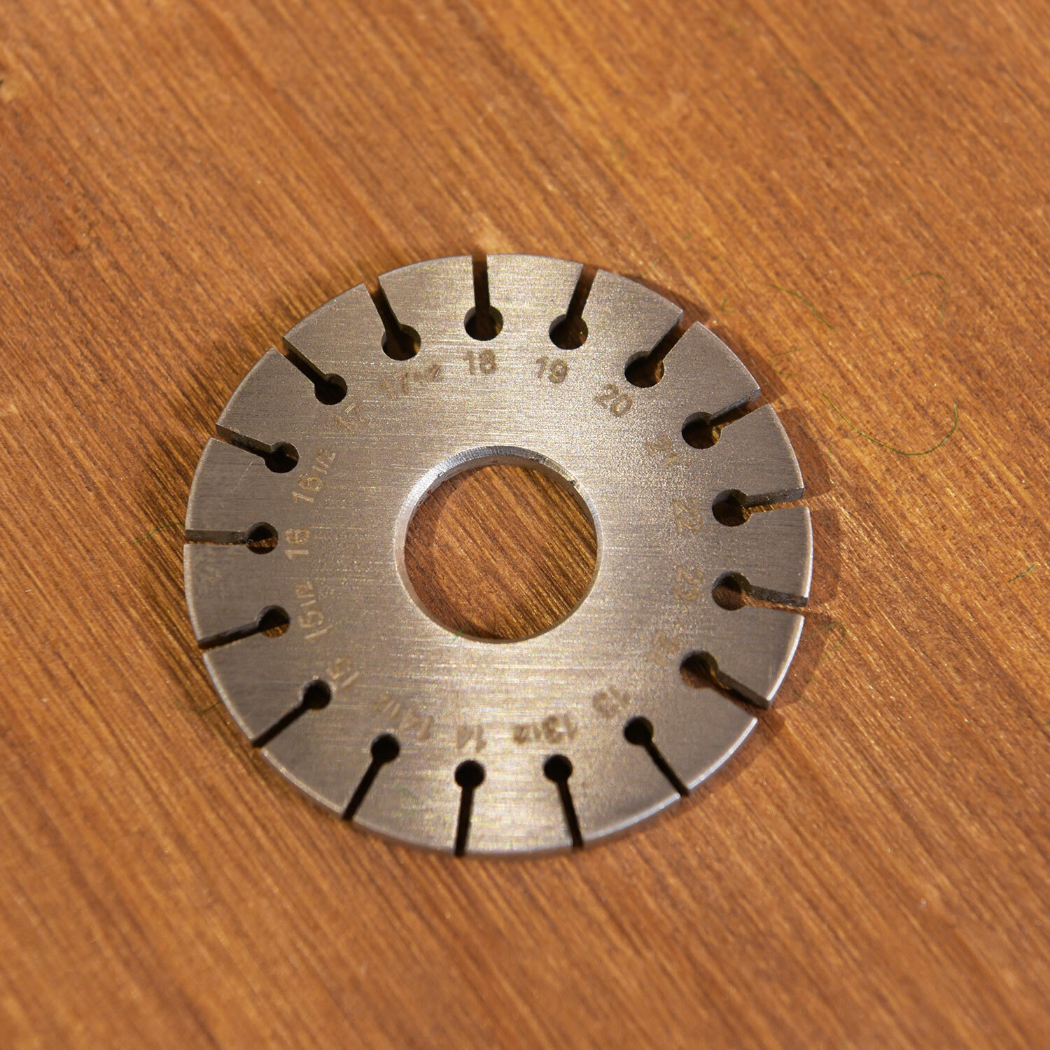 日本進口 渡邊商店 #187 弦徑測量規 / Wire gauge