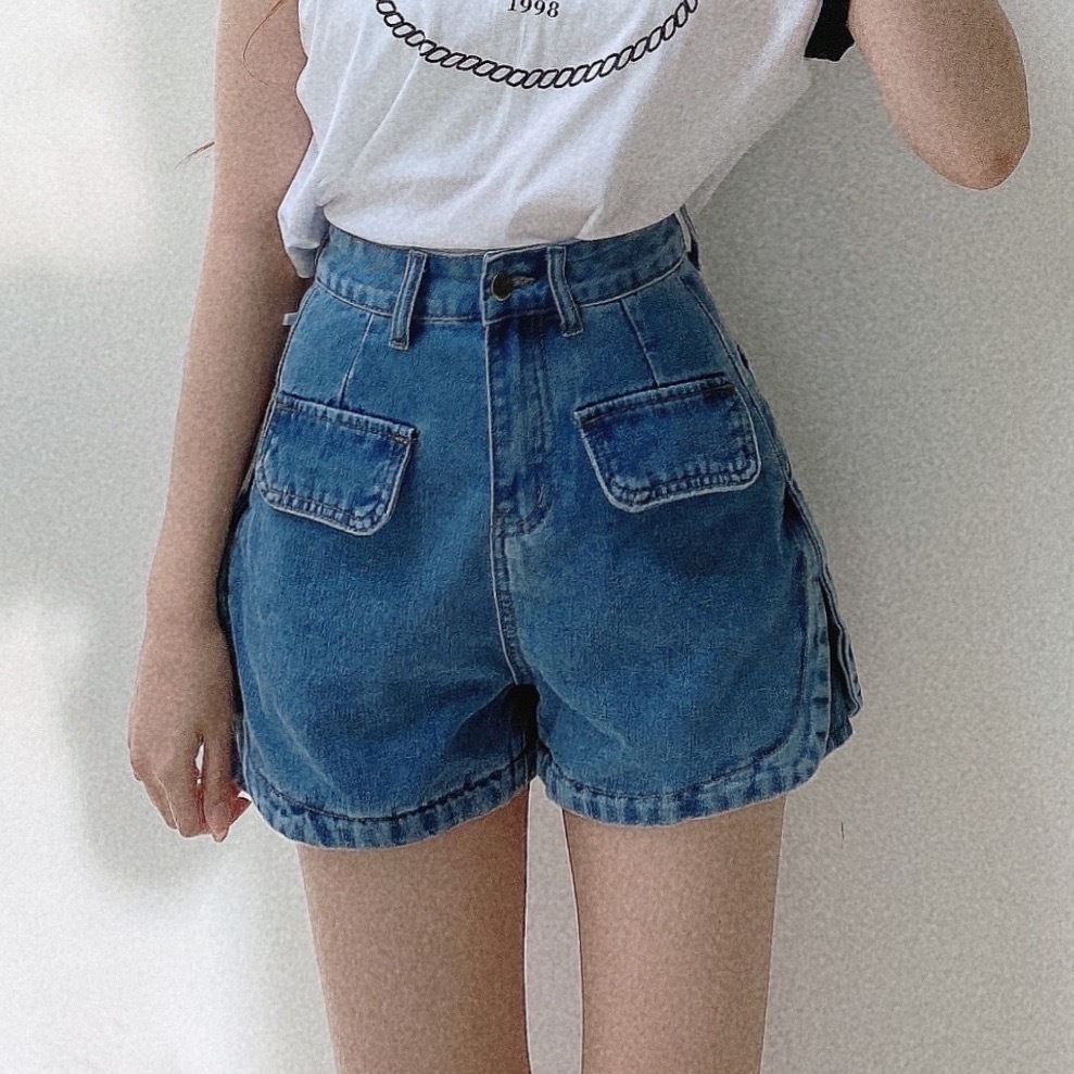 美圖A字牛仔短褲/二色【C02261002】