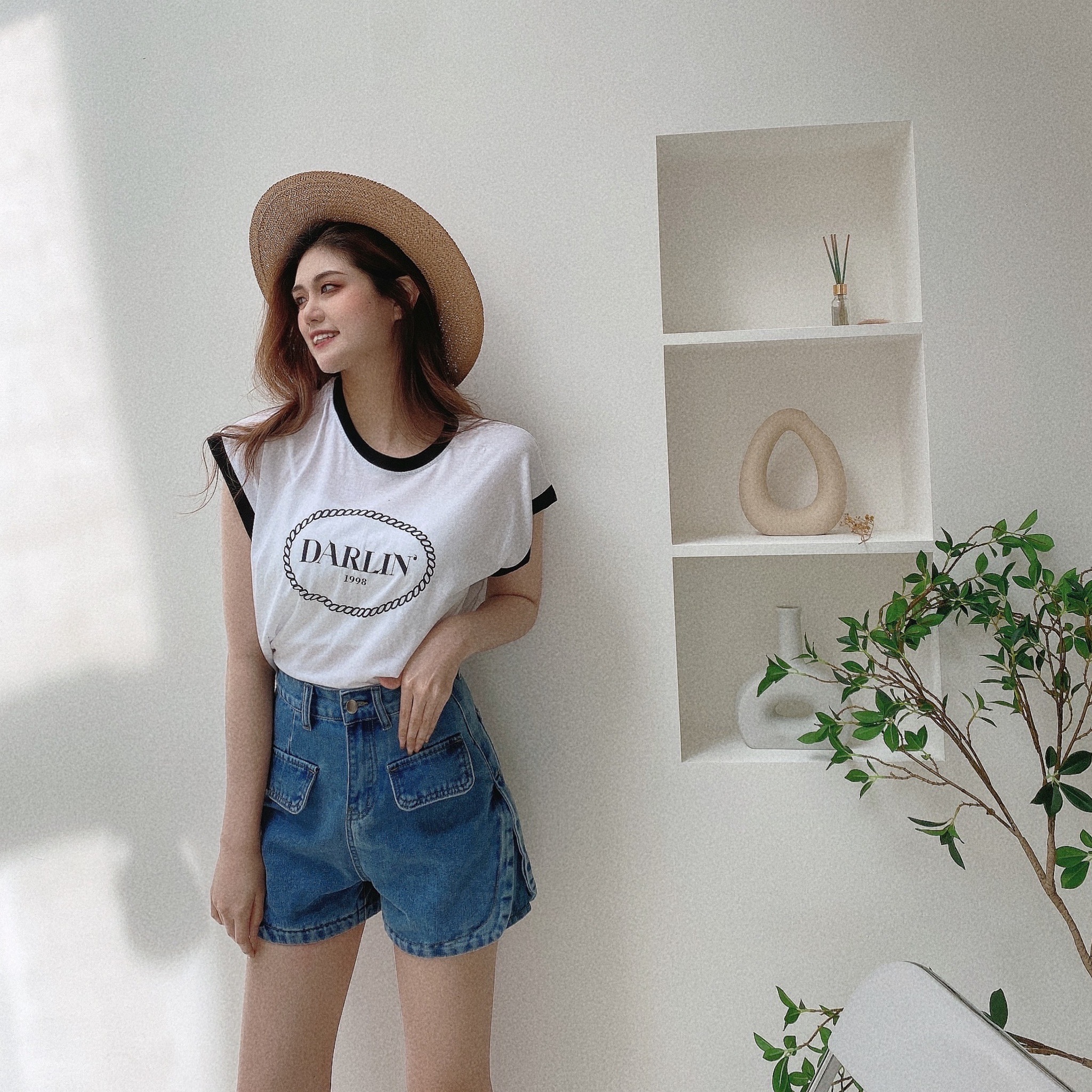 美圖A字牛仔短褲/二色【C02261002】