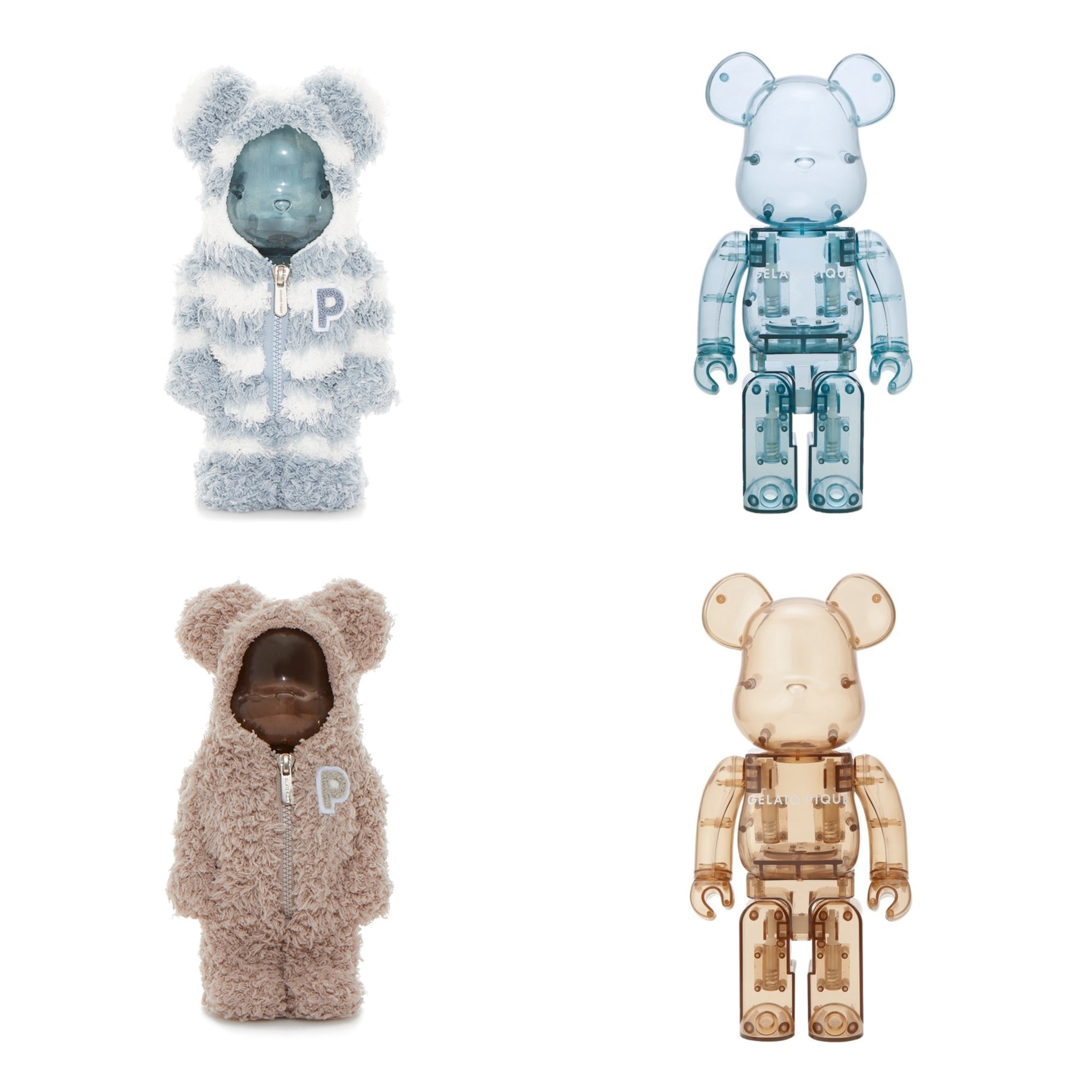 GELATO PIQUE x BE@RBRICK 400% 睡衣熊庫柏力克熊